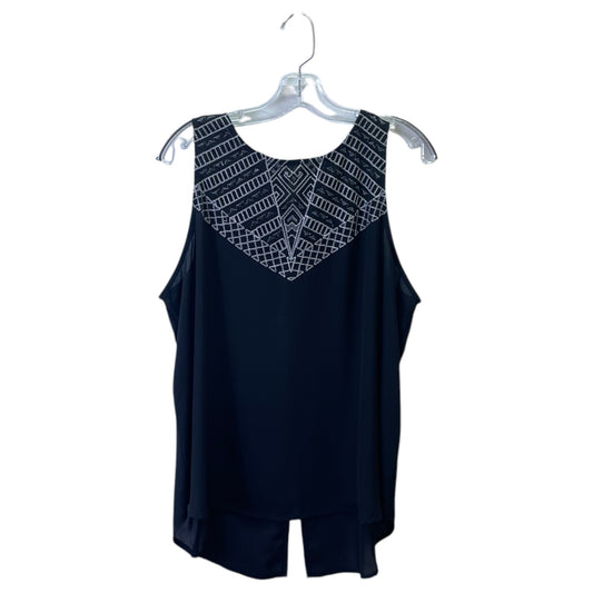 Top Sleeveless By Apt 9 In Black, Size:Xl