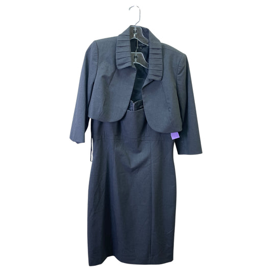 Dress Set 2Pc By Tahari By Arthur Levine In Grey, Size:M