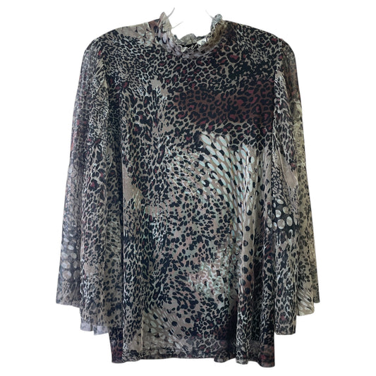 Top Ls By Chicos In Brown, Size:L