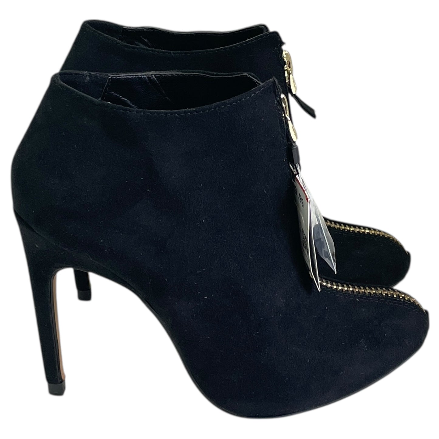 BOOTS ANKLE HEELS by ZARA BASIC in BLACK, Size:6.5