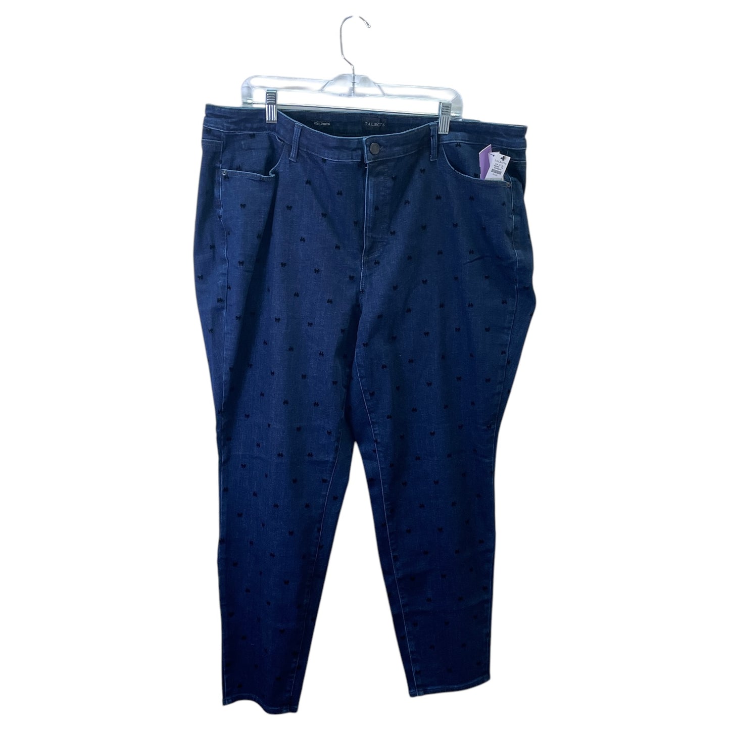 Jeans Jeggings By Talbots In Blue Denim, Size:22