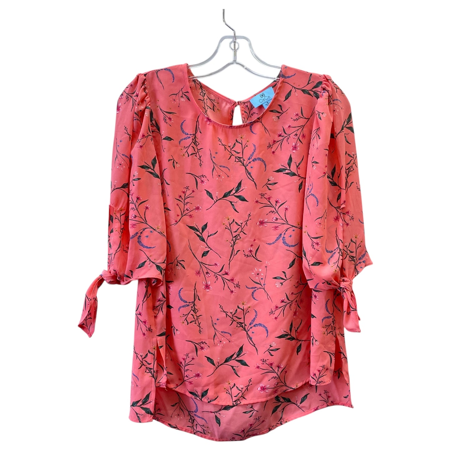 Top 3/4 Sleeve By Cece In Orange, Size:M