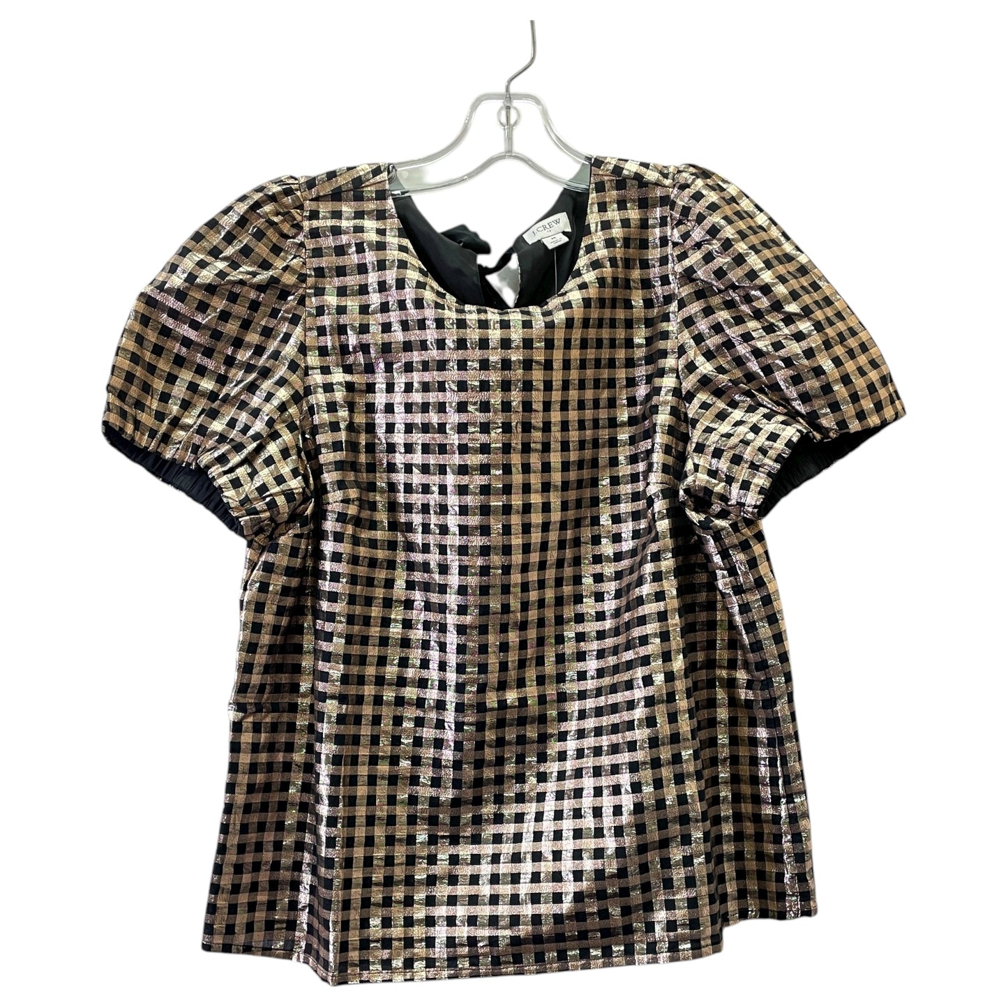 Top Ss Basic By J. Crew In Gold, Size:M