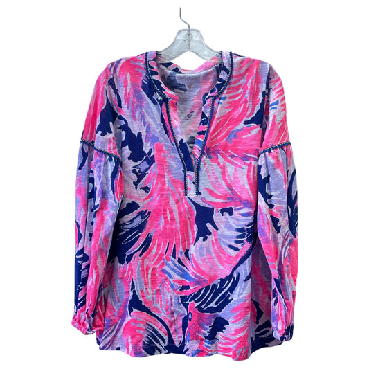 Top Ls Designer By Lilly Pulitzer In Pink, Size:M
