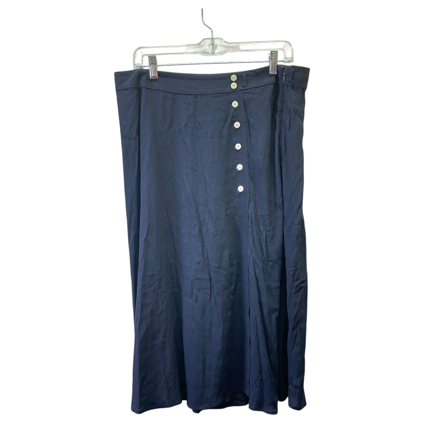 Skirt Midi By Talbots In Blue, Size:16