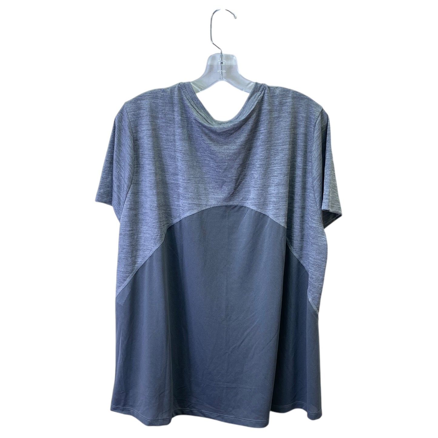 Athletic Top Ss By Nike Apparel In Grey, Size:2X