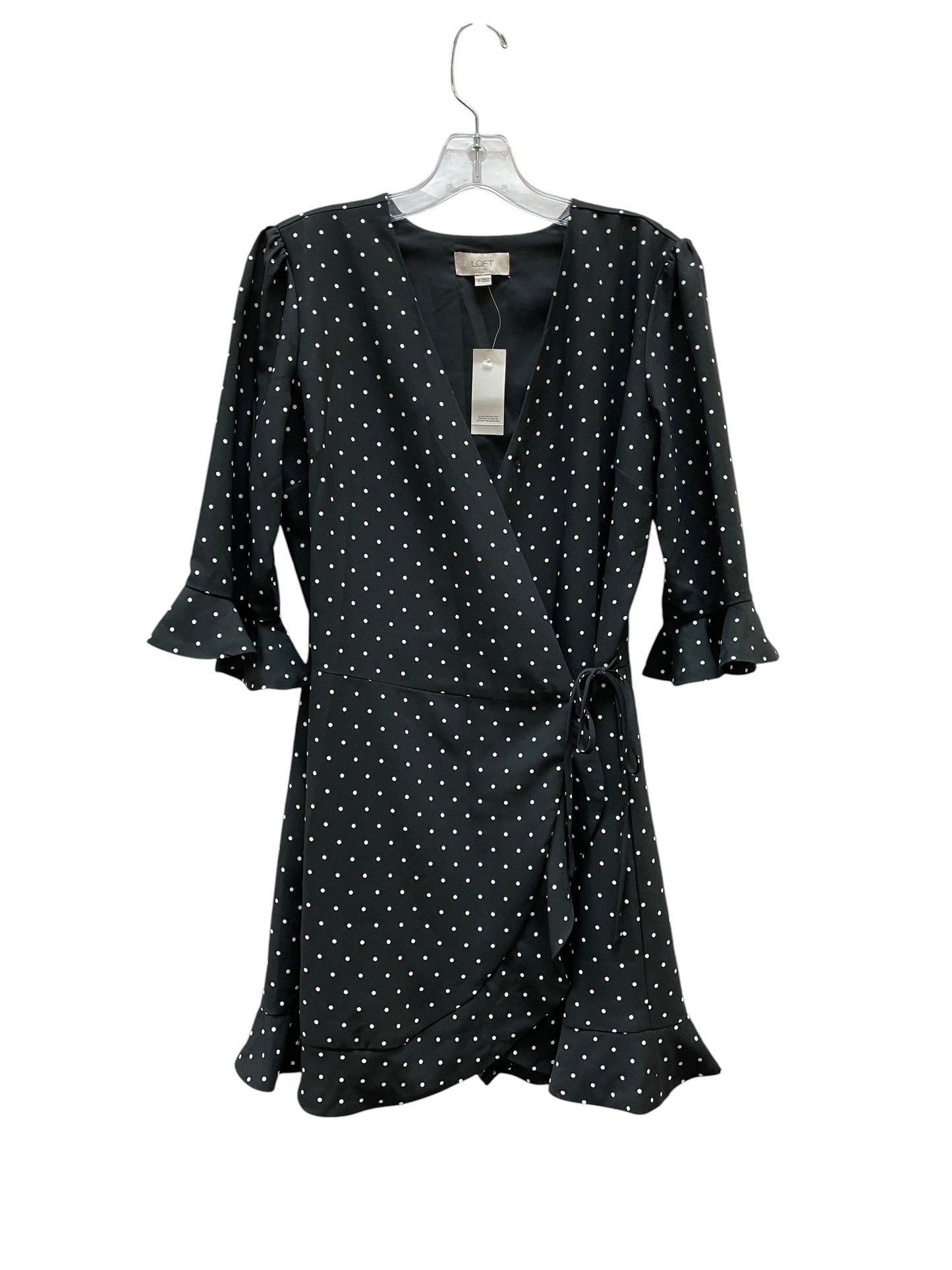 Dress Work By Loft In Polkadot Pattern, Size:0