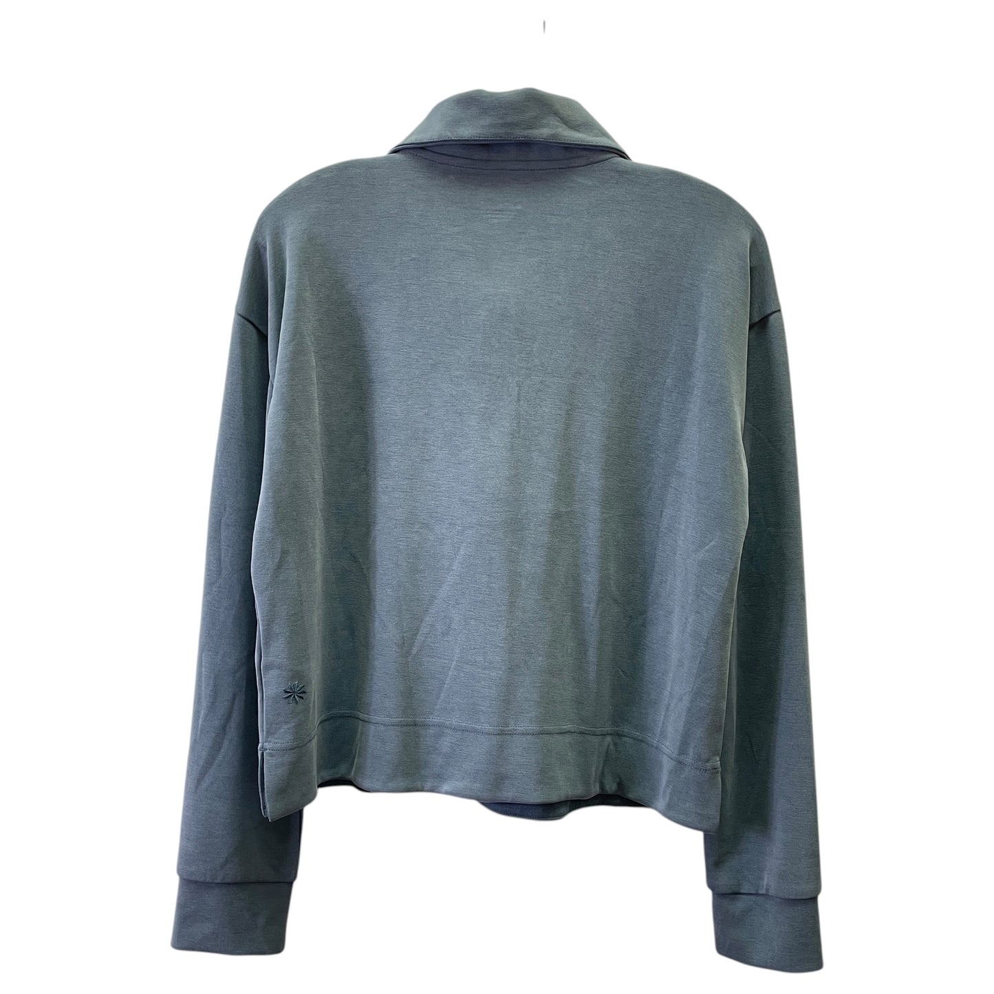 Athletic Top Ls Collar By Athleta In Grey, Size:S