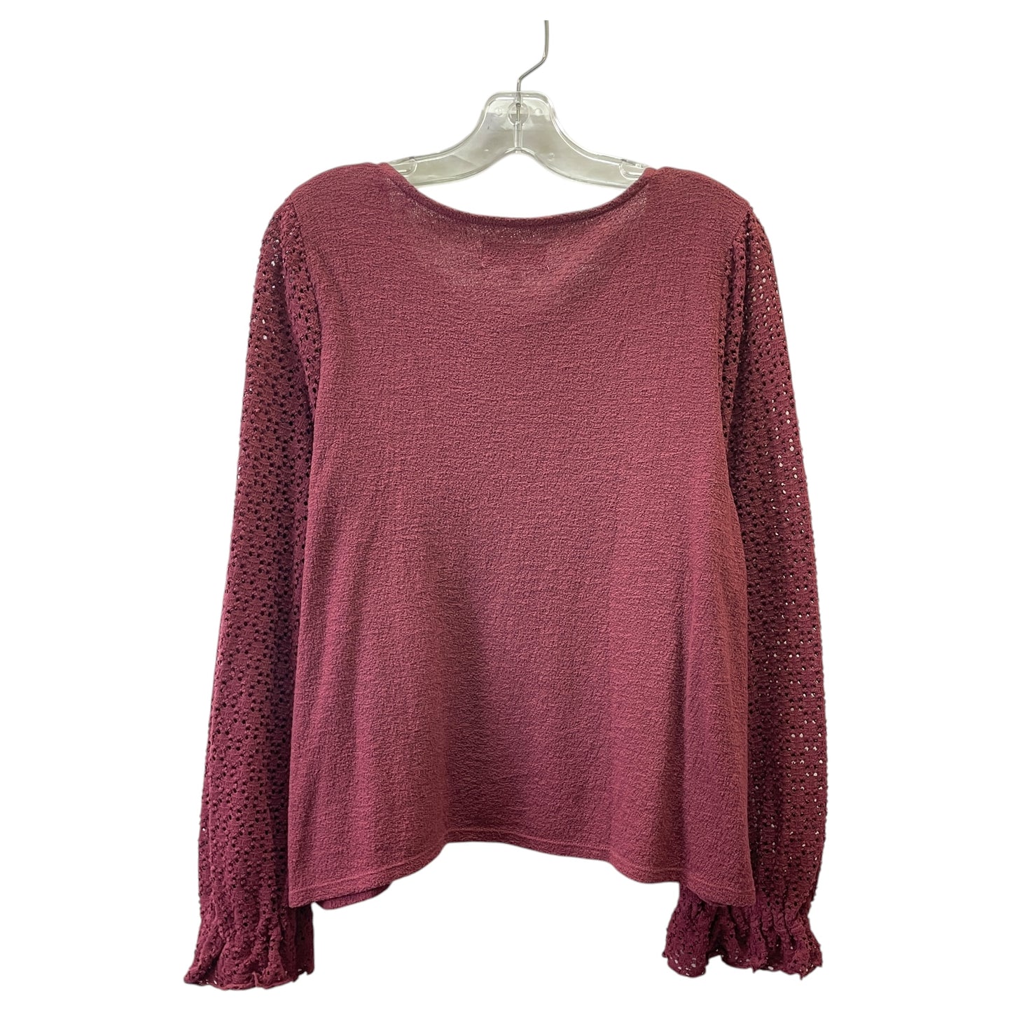 Top Ls By Texas True Threads In Purple, Size:L