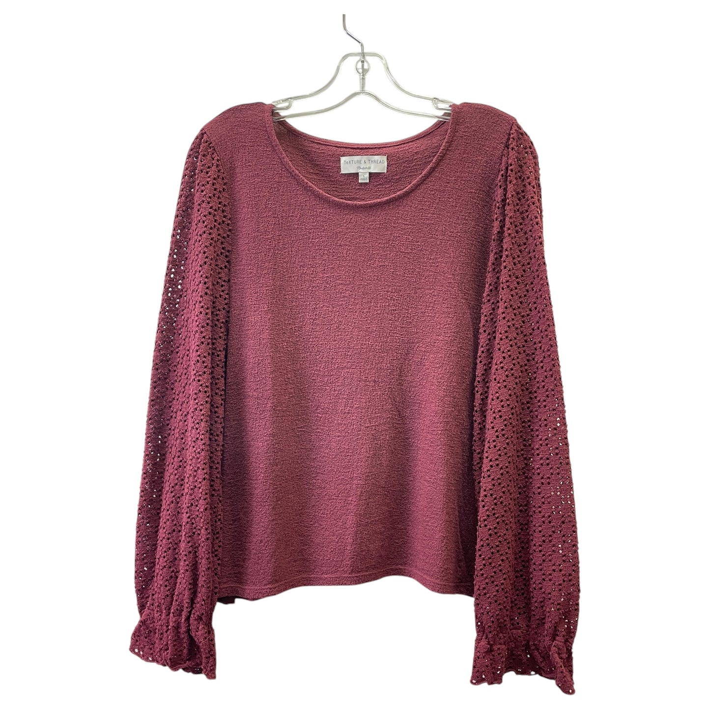 Top Ls By Texas True Threads In Purple, Size:L