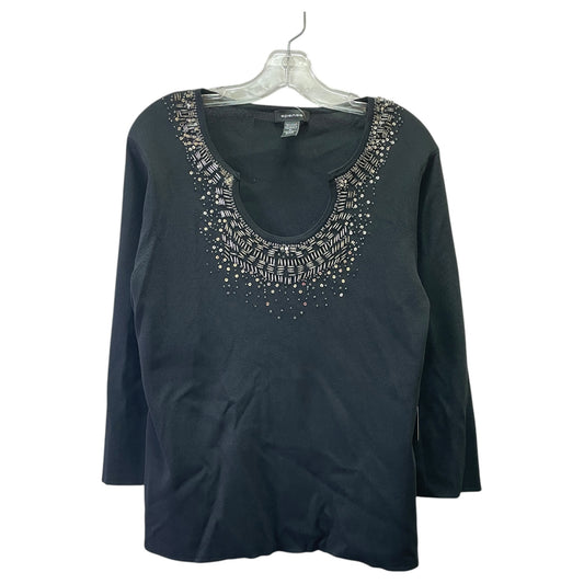 Sweater By Spense In Black, Size:Xl