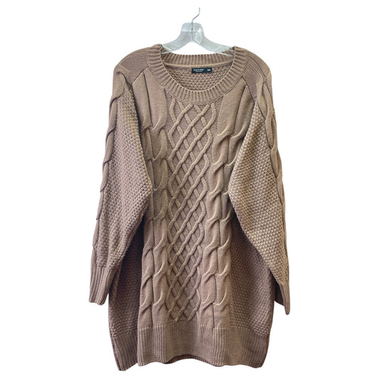 SWEATER by SHEIN In TAN, Size: 2X