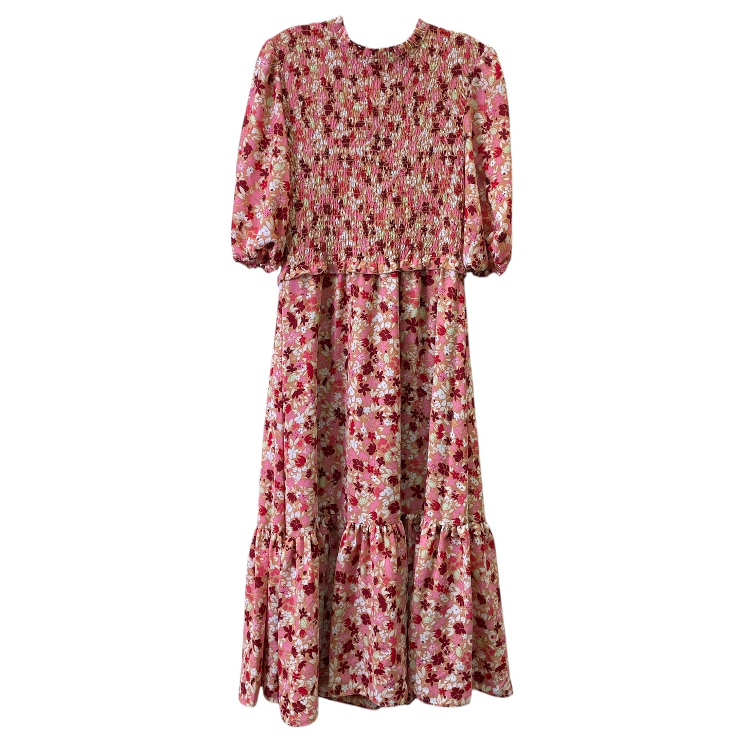 Dress Casual Maxi By Nanette By Nanette Lepore In Floral Print, Size:M