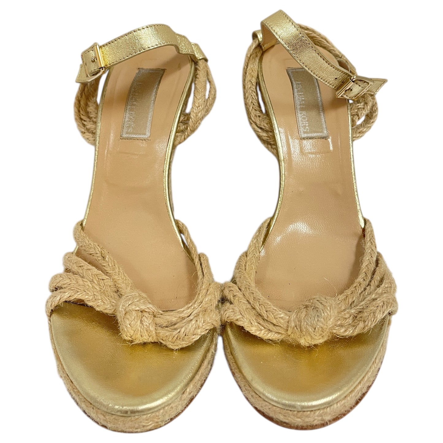 Sandals Designer By Michael Kors In Beige, Size:6.5
