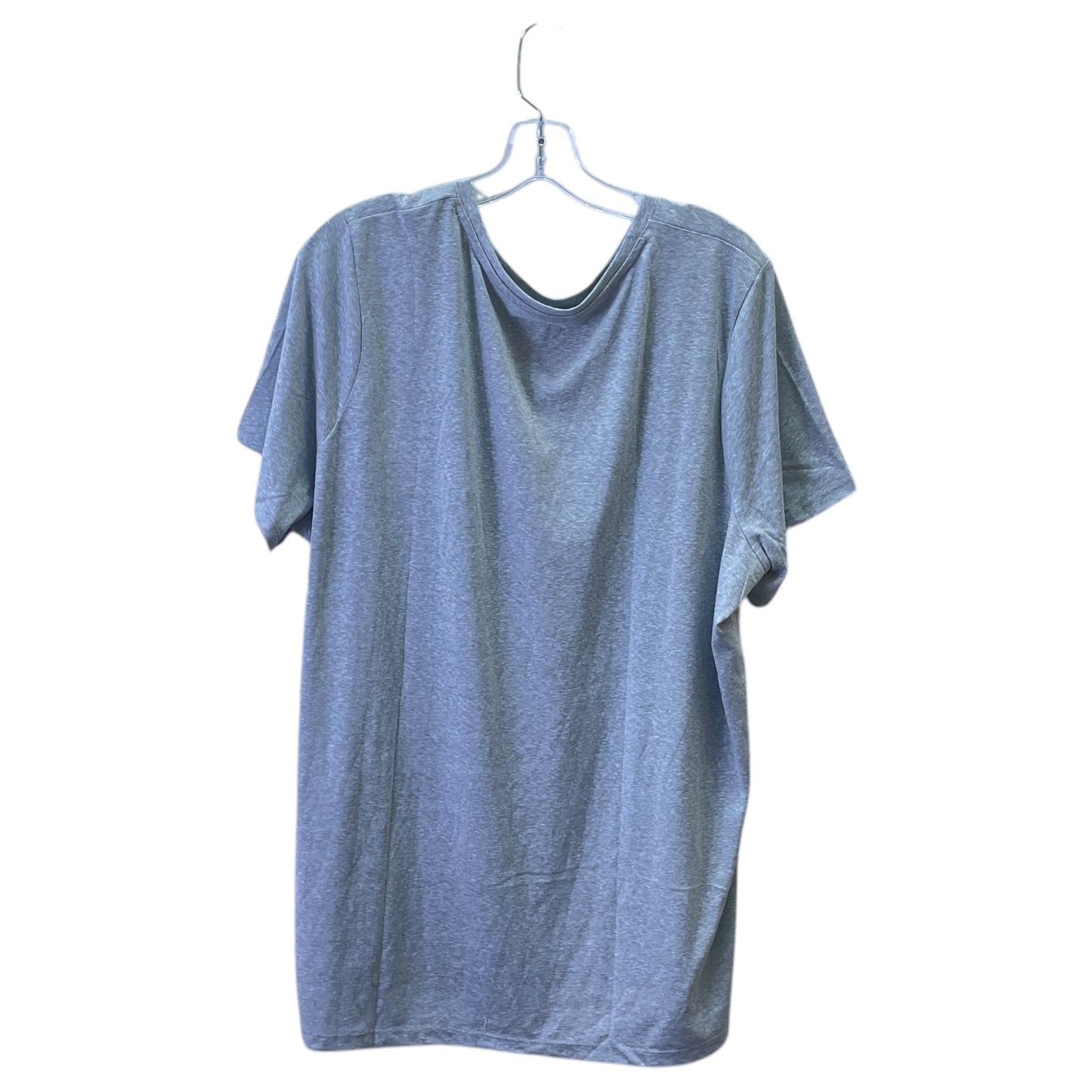 Top Ss Basic By Lane Bryant In Grey, Size:3X