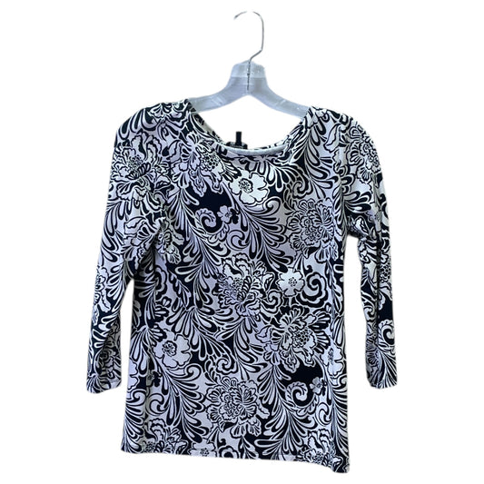 Top Ls By Talbots In Black & White, Size:S