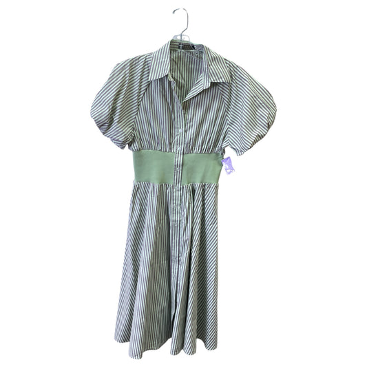 Dress Casual Midi By gdzy In Purple, Size:M