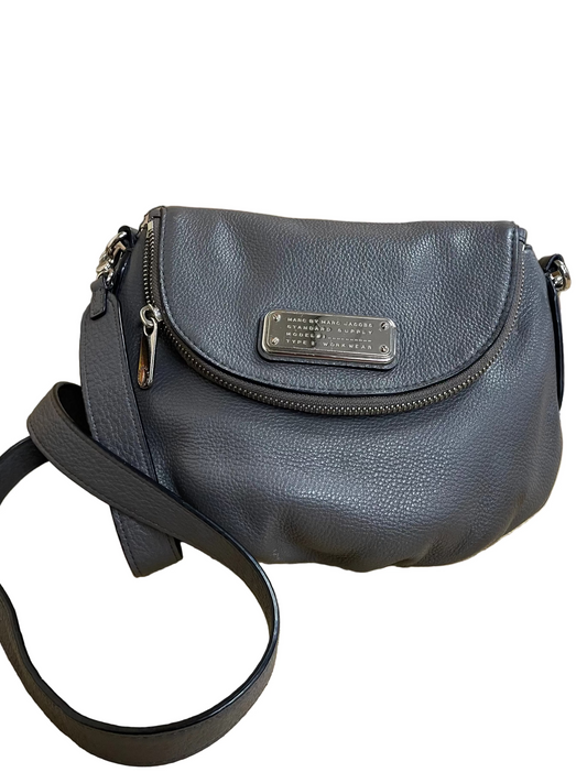 Crossbody Luxury Designer By Marc Jacobs In Grey, Size:Small