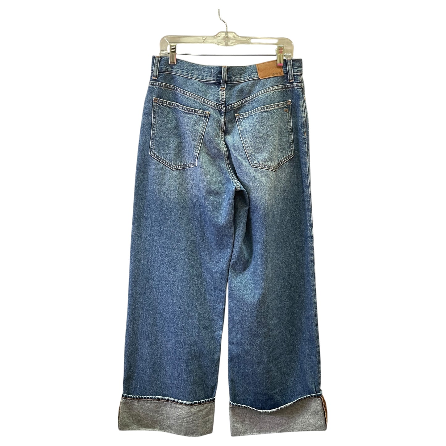 Pants Wide Leg By Madewell In Blue Denim, Size:6