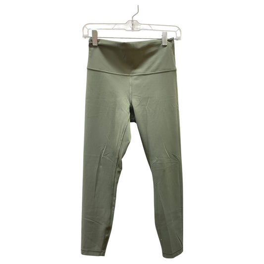 Athletic Leggings By Lululemon In Green, Size:8
