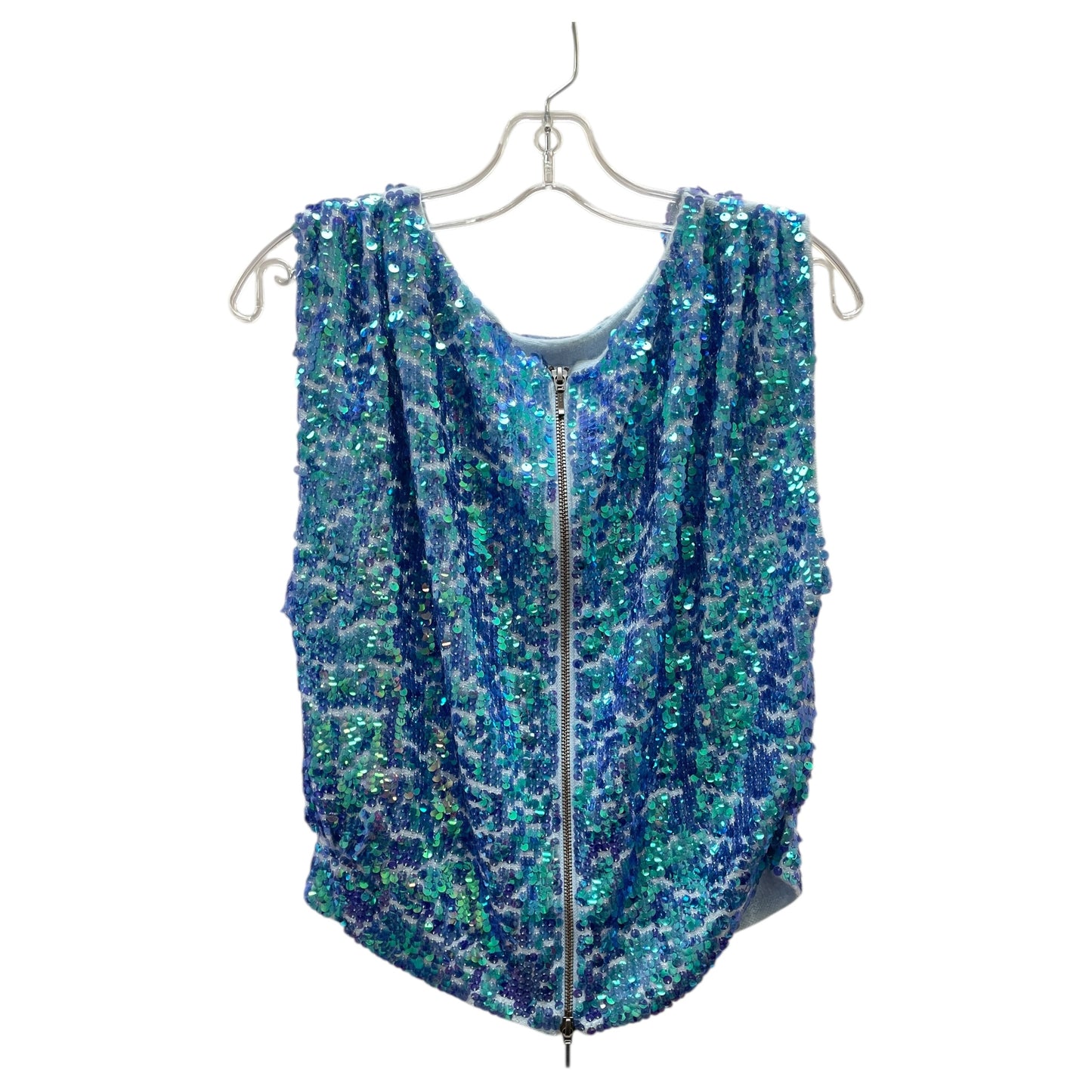 Top Sleeveless By Pilcro In Blue, Size:M