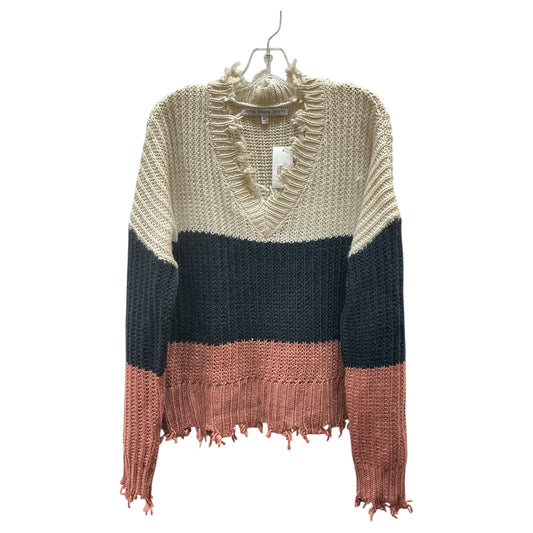 Sweater By Hyfve In Black & Brown, Size:L