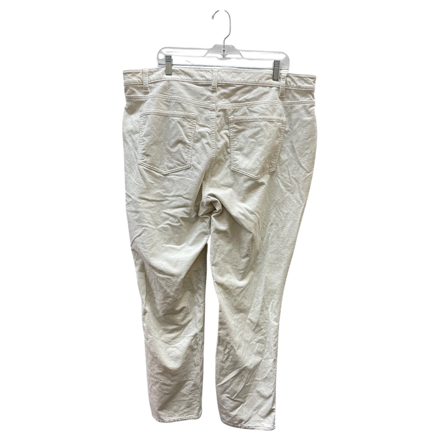 Pants Dress By Talbots In White, Size:18