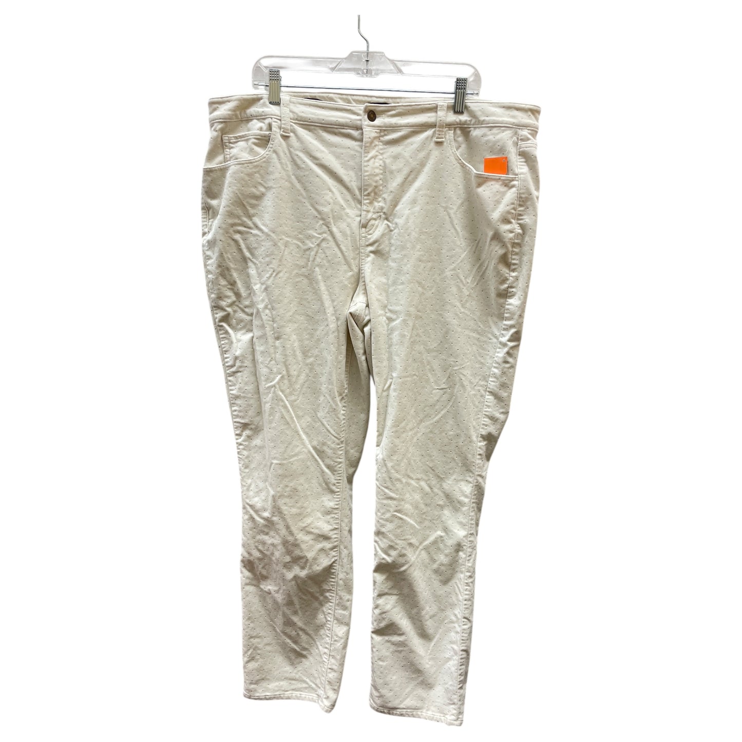 Pants Dress By Talbots In White, Size:18