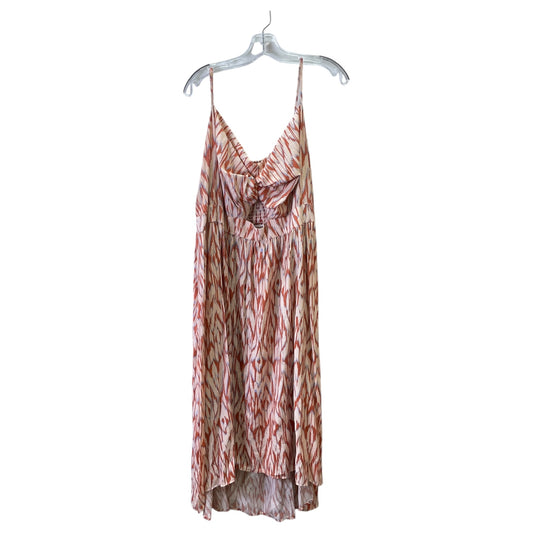 Dress Casual Maxi By Nine West In Peach, Size:3