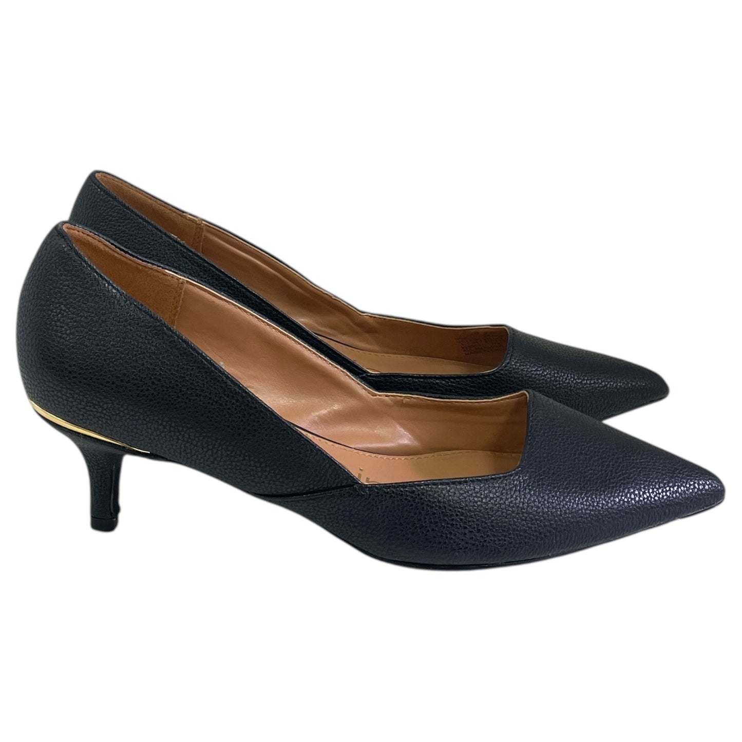 Shoes Heels Kitten By Calvin Klein In Black, Size:6