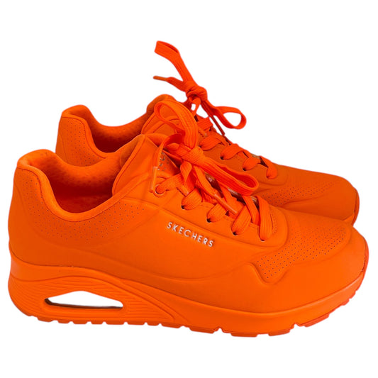 Shoes Athletic By Skechers In Orange, Size:8