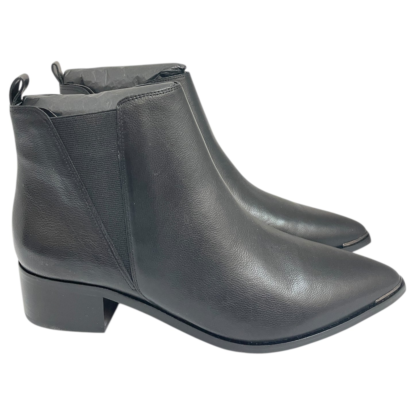 Boots Ankle Heels By Marc Fisher In Black, Size:11