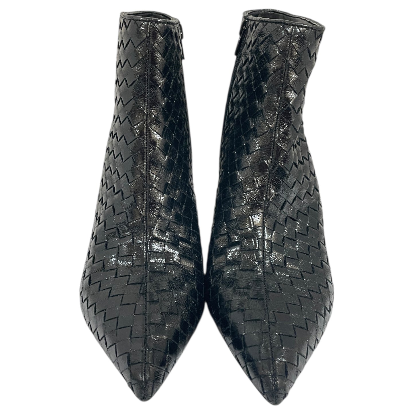 Boots Ankle Heels By Inc In Black, Size:10.5