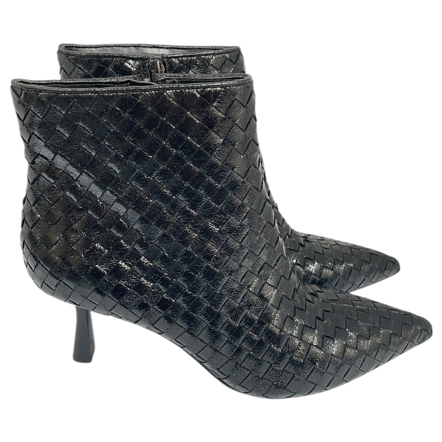 Boots Ankle Heels By Inc In Black, Size:10.5