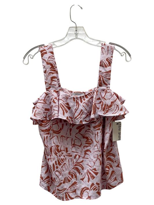Top Sleeveless By Nine West In Pink, Size:S