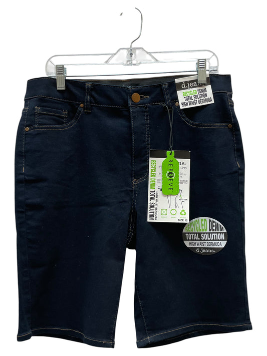 Shorts By D Jeans In Blue Denim, Size:12