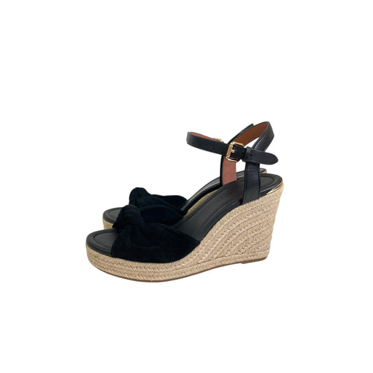 Shoes Designer By Coach In Black & Cream, Size:7.5
