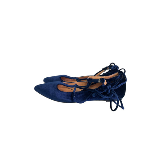 Shoes Flats By Yoki In Blue, Size:11