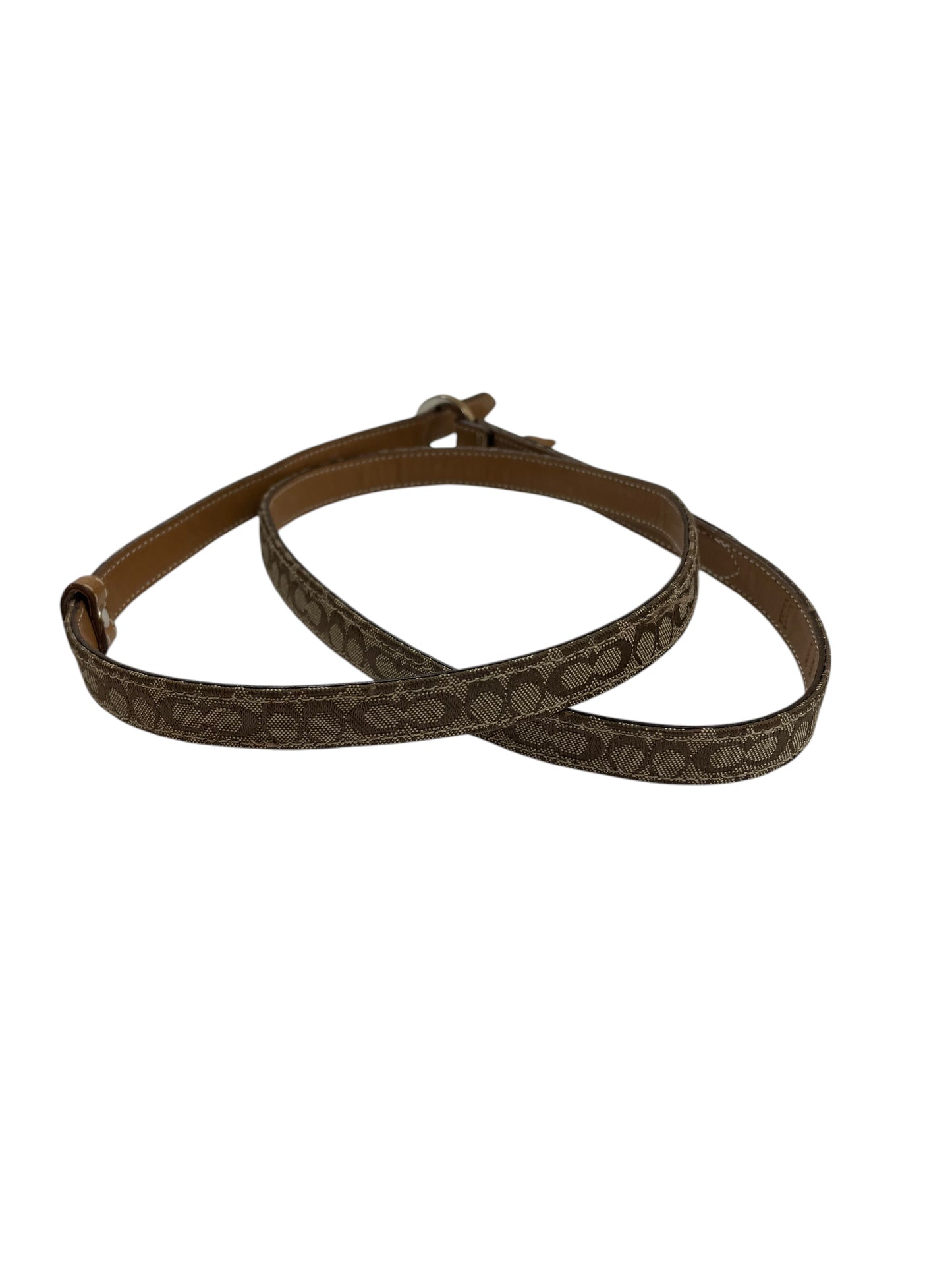 Belt Designer By Coach In Tan, Size:Xlarge