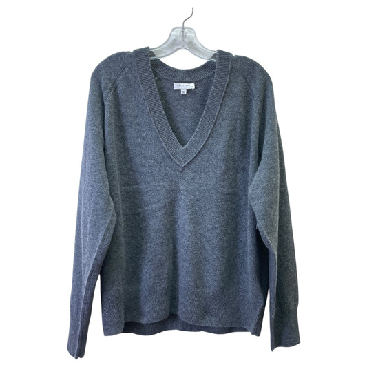 Sweater By Equipment In Grey, Size:Xl