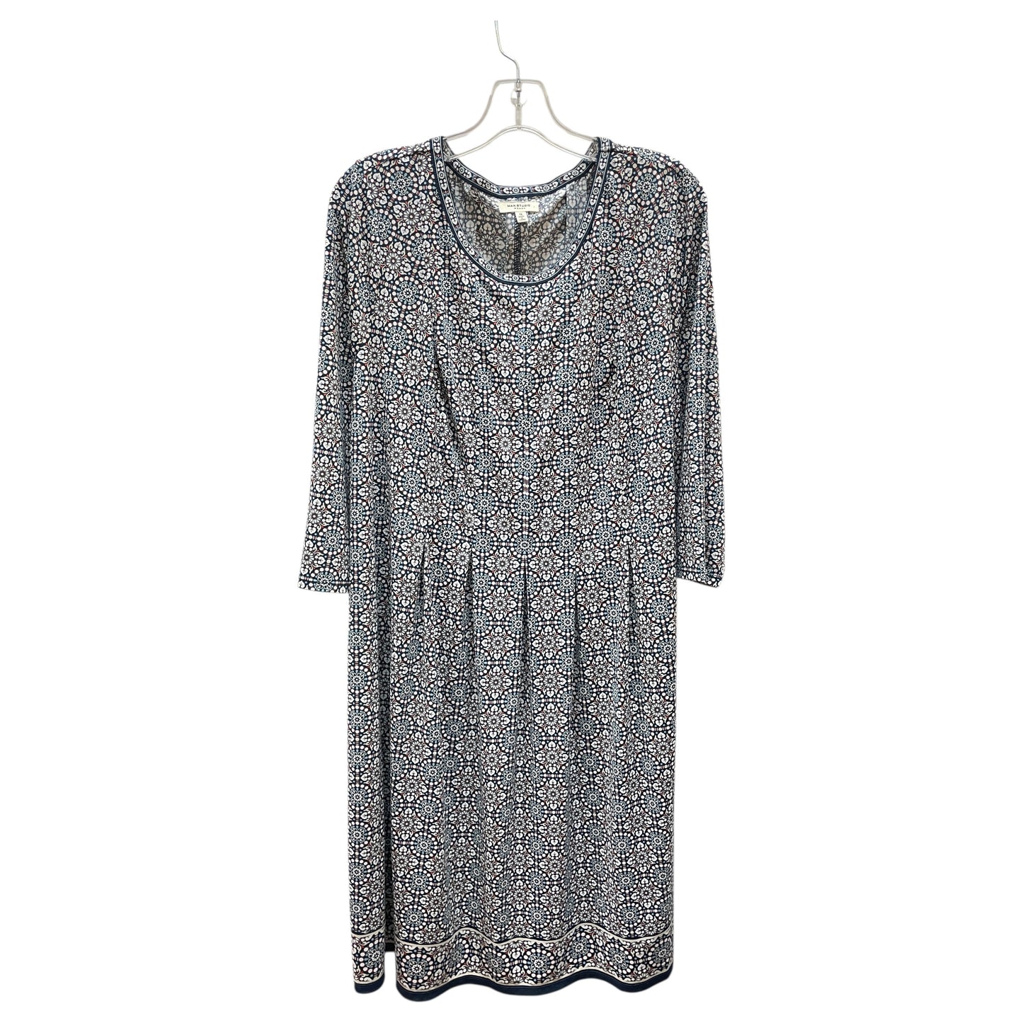 Dress Casual Maxi By Max Studio In Blue, Size:1X