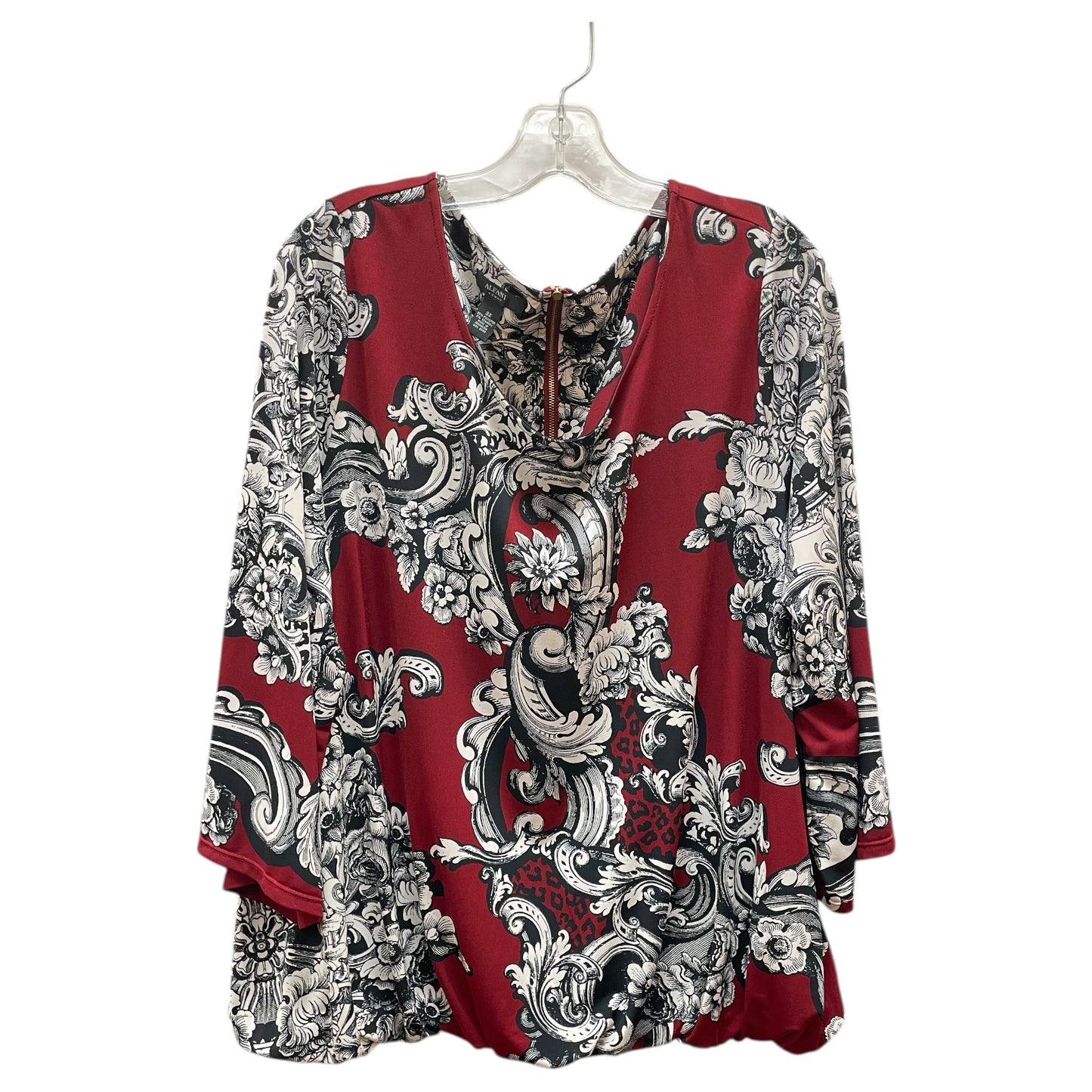 Top Ls By Alfani In Red, Size:3X