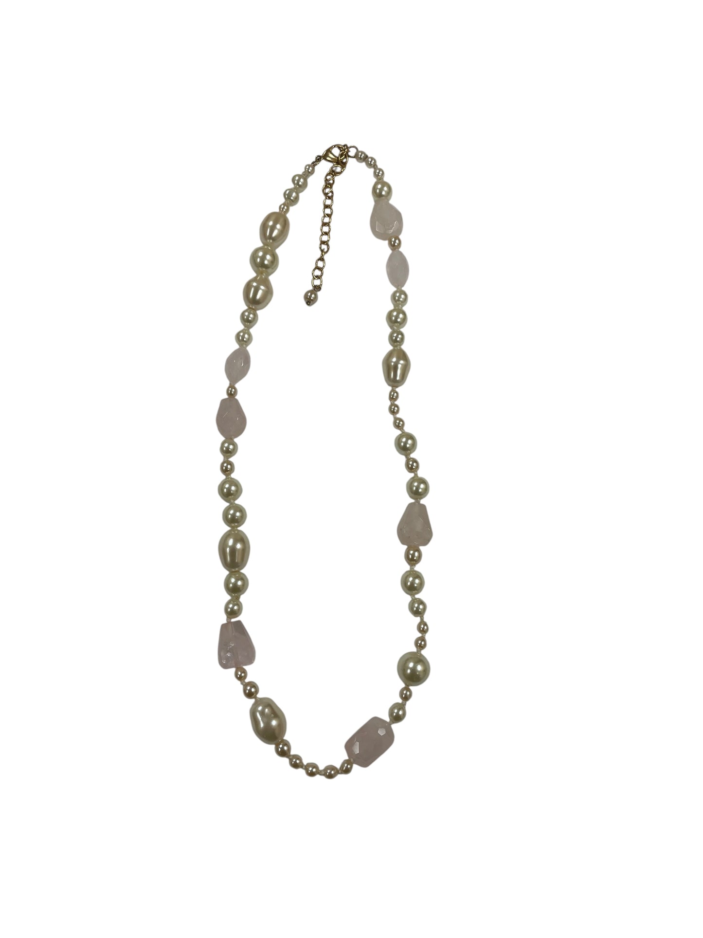 Necklace Choker & Collar By Cme In Cream & Pink