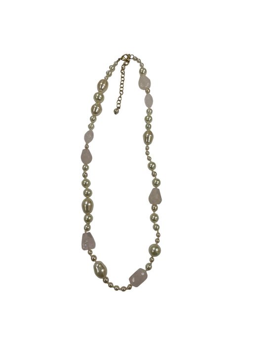 Necklace Choker & Collar By Cme In Cream & Pink
