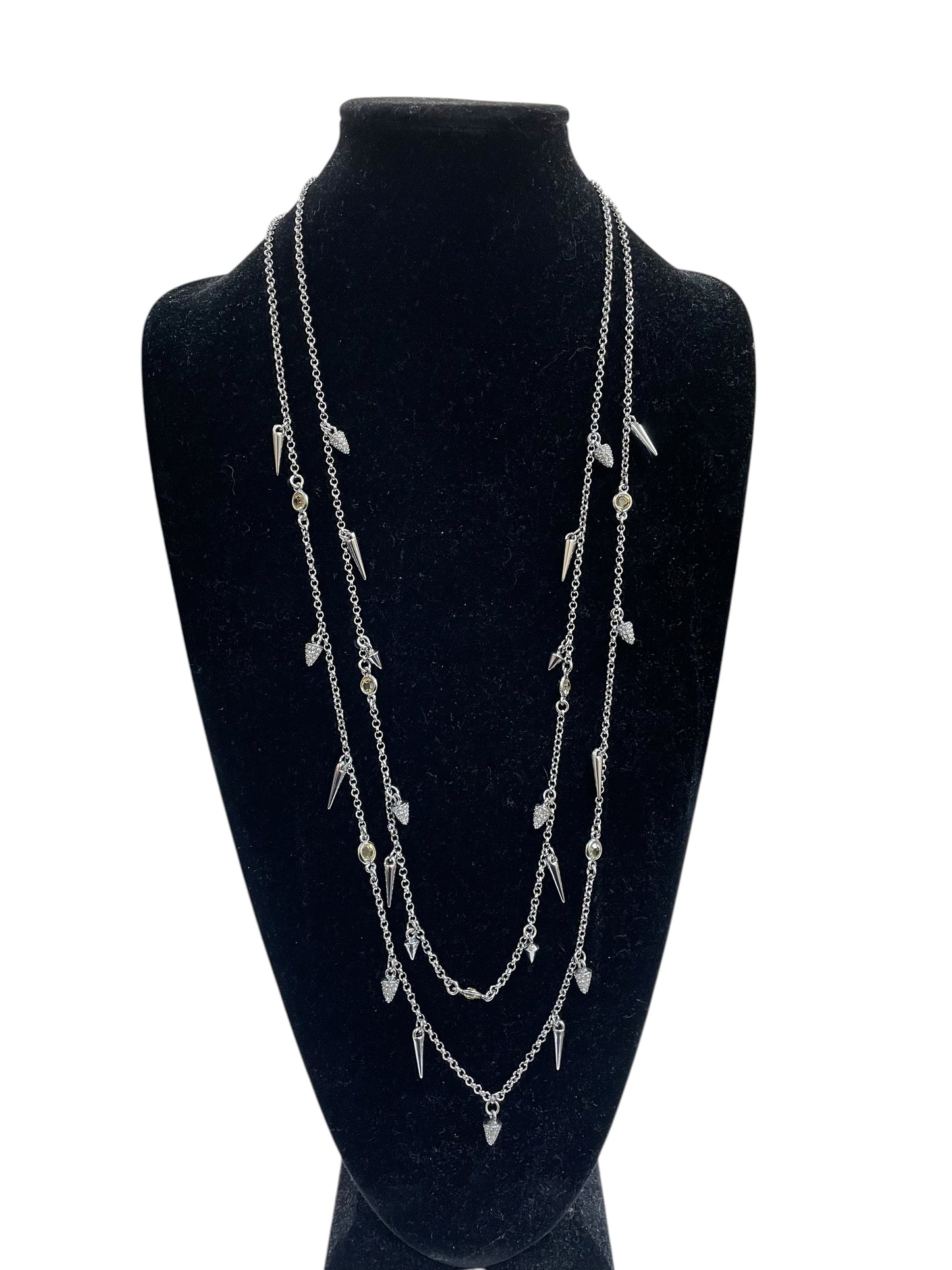 Necklace Layered By Banana Republic In Silver