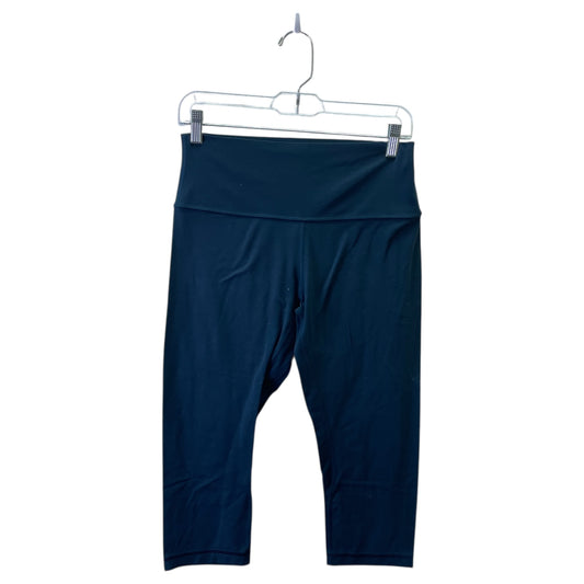 Athletic Capris By Lululemon In Blue, Size:M
