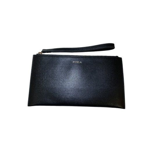 Wristlet Luxury Designer By Furla In Black, Size:Medium