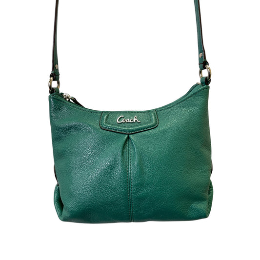 Crossbody Designer By Coach In Green, Size:Small