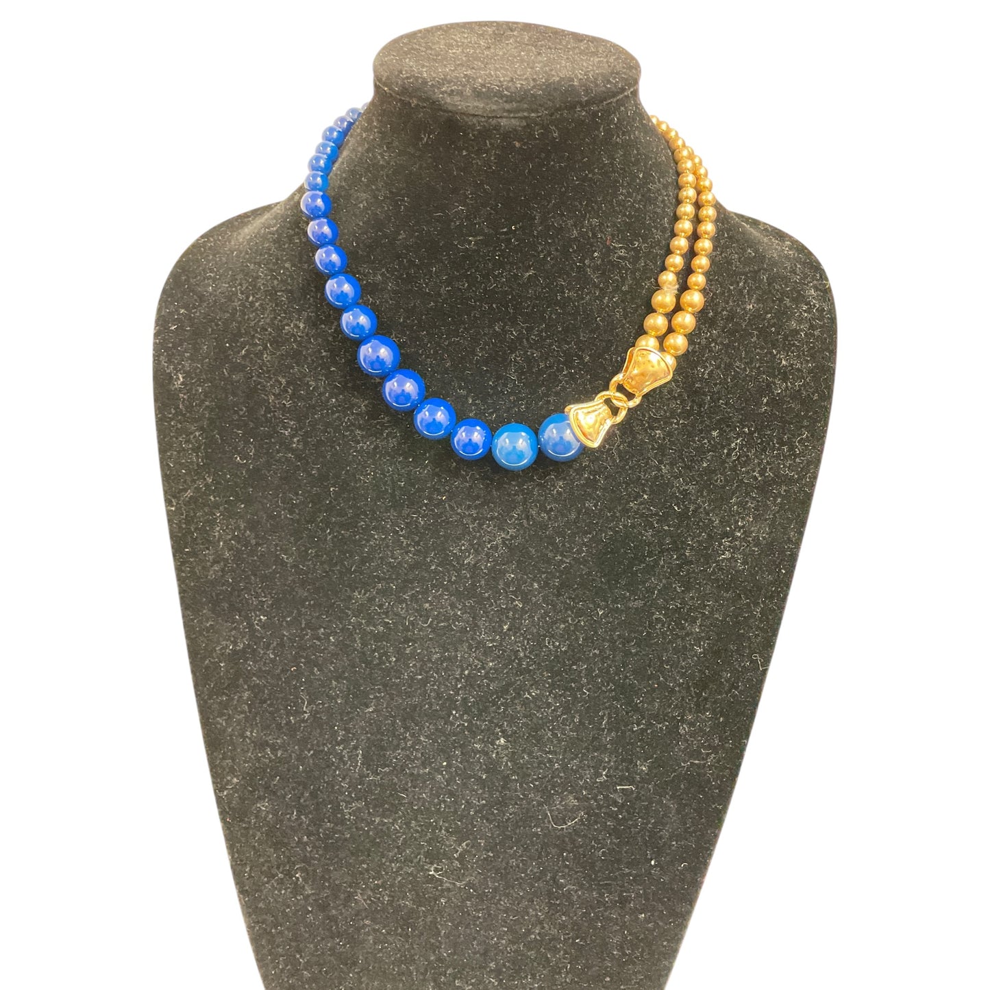 Necklace Other By Clothes Mentor In Blue & Gold
