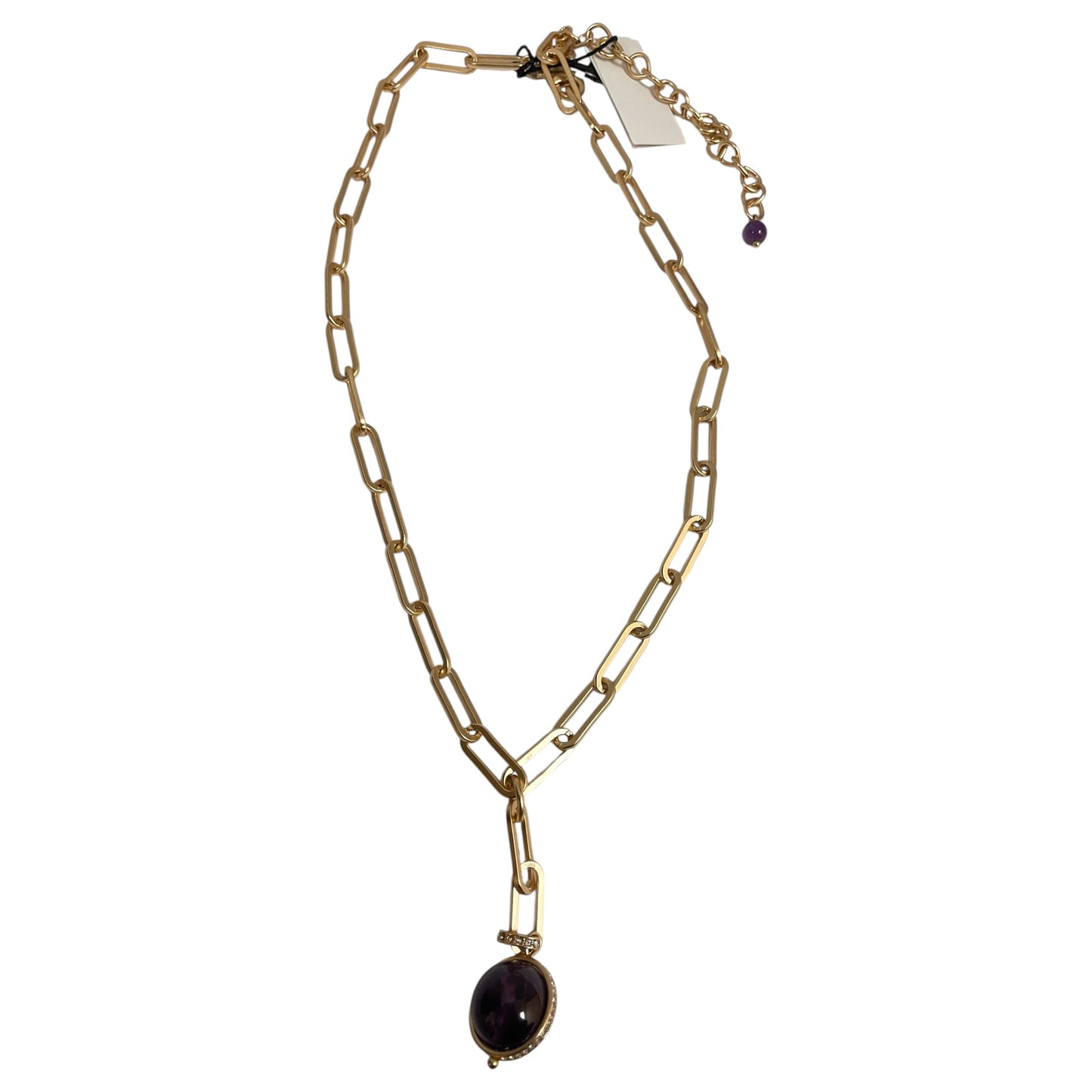 Necklace Pendant By White House Black Market In Gold & Purple